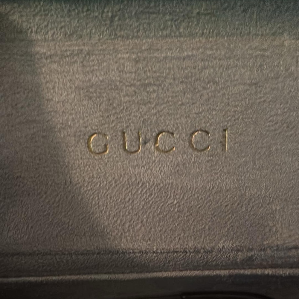 Women’s Gucci silver & white aviator sunglasses